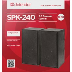 Defender Altavoces PC Defender SPK-240 Črna