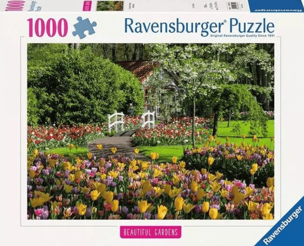   Ravensburger sestavljanka, Vrtovi Keukenhof, Nizozemska, 1000/1