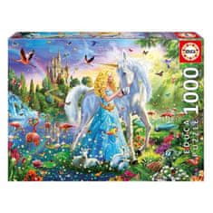 Educa Sestavljanka Puzzle Educa The Princess And The Unicorn 500 Kosi 68 x 48 cm