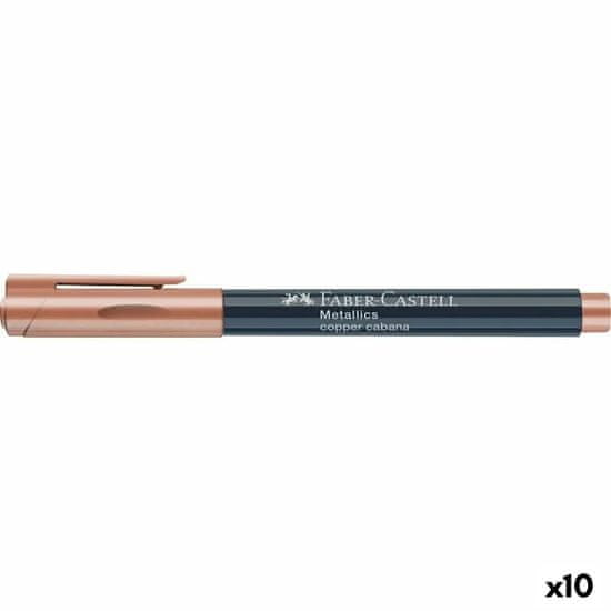 Faber-Castell Flomaster Faber-Castell Metallics Copper Cabana (10 kosov)