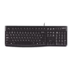 Logitech Tipkovnica Logitech K120 Qwerty UK Črna