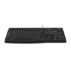 Logitech Tipkovnica Logitech K120 Qwerty UK Črna