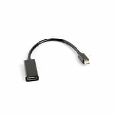 Lanberg Adapter Mini DisplayPort v HDMI Lanberg AD-0005-BK Črna 20 cm