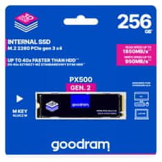 GoodRam Trdi Disk GoodRam PX500 Gen.2 SSD M.2 256 GB SSD