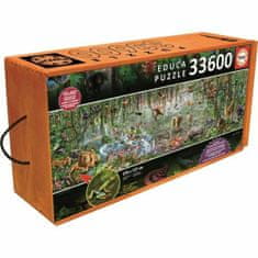 Educa Sestavljanka Puzzle Educa 16066.0 The Wild Life (FR) 33600 Kosi 570 x 157 cm