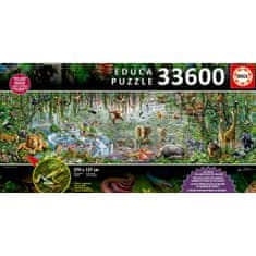 Educa Sestavljanka Puzzle Educa 16066.0 The Wild Life (FR) 33600 Kosi 570 x 157 cm