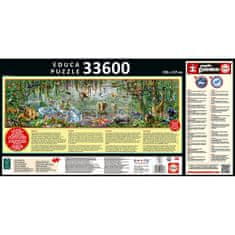 Educa Sestavljanka Puzzle Educa 16066.0 The Wild Life (FR) 33600 Kosi 570 x 157 cm