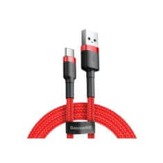 BASEUS Kabel USB A v USB C Baseus CATKLF-A09 Rdeča 50 cm 0,5 m