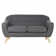 DKD Home Decor Dvosed DKD Home Decor 8424001799428 Siva Pisana Naraven Les Gumijast les Scandi 146 x 72 x 82 cm