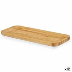 Kinvara Pladenj za prigrizke Rjava Bambus 29,5 x 1,6 x 11,5 cm Predjed (12 kosov)