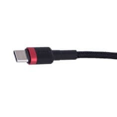 BASEUS Kabel USB C Baseus CATKLF-G91 Črna 1 m