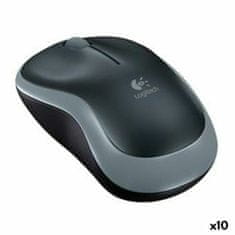 Logitech Miška Brezžična Logitech M185 Siva (10 kosov)