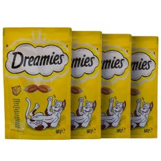 Dreamies Snack for Cats Dreamies Variety 12 x 60 g Piščanec Losos Sir