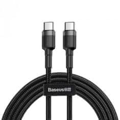 BASEUS Kabel USB C Baseus Cafule Črna Črn/Siv 1 m