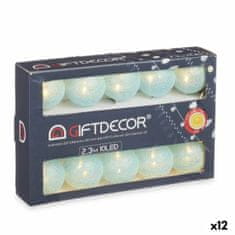 Gift Decor LED žarnice Sferă Modra 2,3 m (12 kosov)