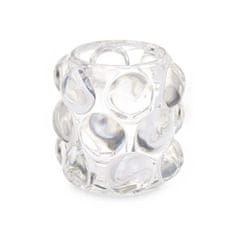 Gift Decor Stojalo za Sveče Mikrosfere Prozorno Kristal 8,4 x 9 x 8,4 cm (12 kosov)