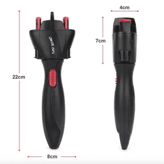 Netscroll Aparat pripomoček za pletenje kitk, preprosto upravljanje z enim gumbom, avtomatski mehanizem za hitro pletenje, primeren za vse tipe las, ideja za darilo, uporaba preko USB ali baterij, Braidsy