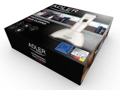 Adler Frizer trimmer Adler AD 2827, brezžičen, s 4 nastavki, litijska baterija, 40 W, črna/bela, ergonomska oblika, dolgotrajna uporaba 300 min