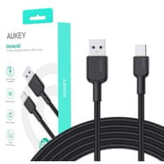 Aukey USB-C kabel za USB Aukey CB-NAC1 Črna 1 m