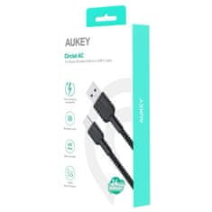 Aukey USB-C kabel za USB Aukey CB-NAC1 Črna 1 m