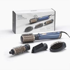 BaByliss BaByliss Style Pro 1000 - Profesionalni vroč zrak krtača za sušenje in ravnanje las, 3 nastavitve temperature, 1000 W, teal/zlata.