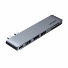 Ugreen priklopna postaja USB TipC 6v1 4K Thunderbolt CM251