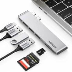 Ugreen priklopna postaja USB TipC 6v1 4K Thunderbolt CM251