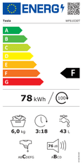 TESLA WF61030T pralni stroj