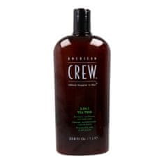 American Crew Gel, šampon in balzam za lase 3 v 1 American Crew Tea Tree 1 L