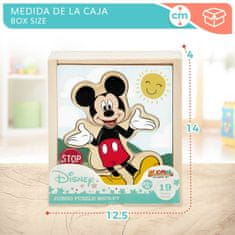 Disney Otroške puzzle iz lesa Disney + 2 Let (12 kosov)