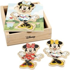 Disney Otroške puzzle iz lesa Disney + 2 Let 19 Kosi (12 kosov)