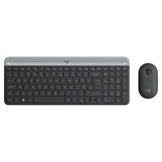 Logitech Tipkovnica in Miška Logitech 920-009190 Črna Siva Francoski AZERTY