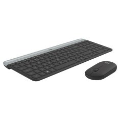 Logitech Tipkovnica in Miška Logitech 920-009190 Črna Siva Francoski AZERTY