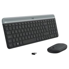 Logitech Tipkovnica in Miška Logitech 920-009190 Črna Siva Francoski AZERTY