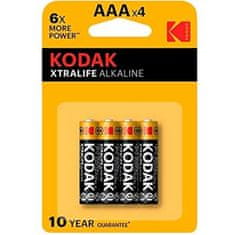 Kodak Baterije Kodak Xtralife LR03 AAA 4 Kosi (10 kosov)