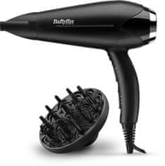 BaByliss Sušilec za lase BaByliss D572DE, 2200 W, črn, s keramičnim ogrevanjem, ionizacijo in nastavki za difuzor ter koncentrator.