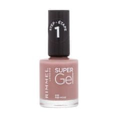 Rimmel Super Gel STEP1 gel lak za nohte 12 ml Odtenek 033 r&b rose