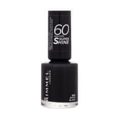 Rimmel 60 Seconds Super Shine lak za nohte 8 ml Odtenek 900 rita´s black