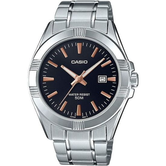 Casio Ura moška Casio COLLECTION Črna Srebrna (Ø 43,5 mm)