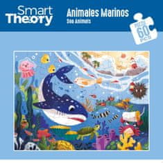 Colorbaby Otroške puzzle Colorbaby Sea Animals 60 Kosi 60 x 44 cm (6 kosov)