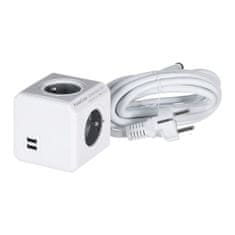 Allocacoc Kockast razdelilnik Allocacoc PowerCube Extended USB E(FR) (3 m)