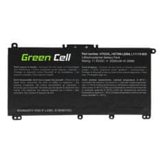 Green Cell Baterija za prenosni računalnik Green Cell HP163 Črna 3400 mAh