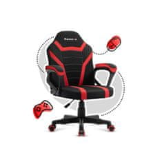 Huzaro Stol Gaming Huzaro HZ-Ranger 1.0 red mesh Črno Rdeče