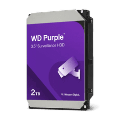 WD PURPLE 2TB SATA3, 64MB