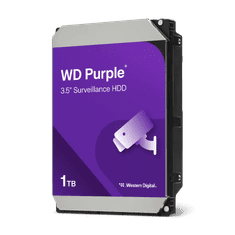 WD PURPLE 1TB SATA3, 6Gb/s, 5400, 64MB