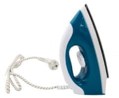 Esperanza Potovalni likalnik Esperanza TRAVEL IRON SMOOTHER, suhi likalnik, nedrseča podplatna, 1200 W, modra in bela barva.