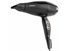 BaByliss BaByliss 6716DE Črni sušilnik za lase z močjo 2300W, 2 hitrosti, 3 stopnje ogrevanja, ionizacija, hladni zrak, vključena difuzor in koncentrator.