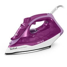 Tefal Tefal FV2836 Suhi in paro likalnik s keramično podlogo, 2400 W, vijoličen in bel, funkcija proti kapljanju, 165 g/min pare