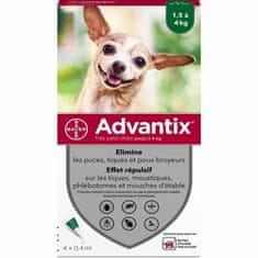 Advantix Proti parazitom Advantix Pes 1,5-4 Kg 4 kosov