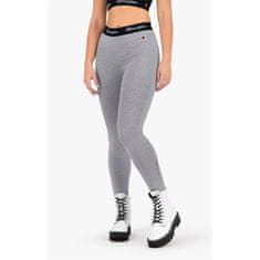 Champion Hlače obutev za trening siva 158 - 162 cm/XS Wmns Script Logo Waist Zip Detail Leggings